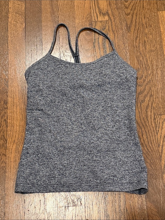 lululemon athletica Tops - Lululemon Racerback Strappy Gray Tank
